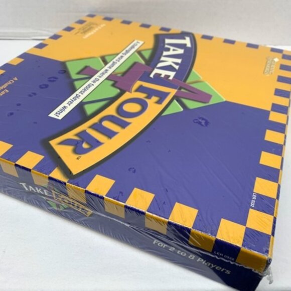 Take 4 Four Family Word Crossword Board Game Learning Resources 2-8 Players New - Picture 4 of 5